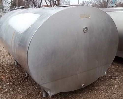 Mueller 1500 gallon oh52277 stainless steel bulk milk cooling tank for sale