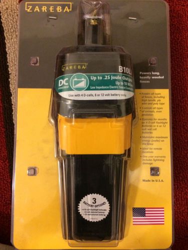 Zareba B10LI Battery Operated Low Impedance 10 Mile Fence Charger made in USA