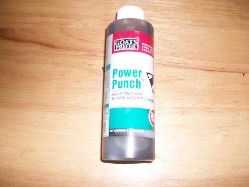 Power Punch Goat Nutrient and Energy Drench 8 fl.oz.