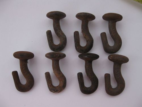 Vintage Rustic Rusty Hooks for Tractor / Farm Restoration Primitive Country