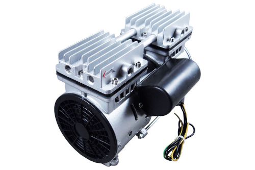 Quiet Oil Free Air Compressor 110v Motor W/Starter (Dental Air) 5.7CFM - 150 L/M