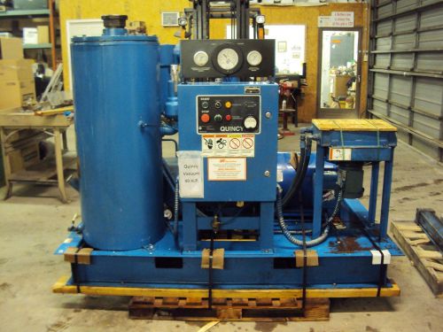 Quincy 40 hp vacuum pump system qsv140ann3h (used) for sale