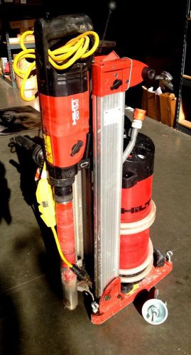 HILTI CORING MACHINE DD-130 RIG, DRILL, STAND AND WATER TANK