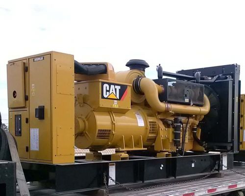 New caterpillar c18 600kw diesel generator set - 600v - 60 hz - 900 hp for sale