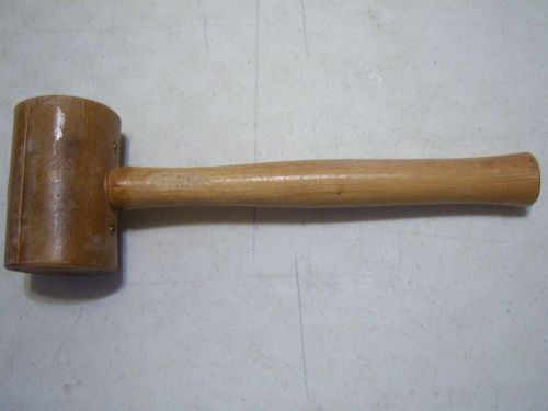 Large Garland Rawhide Mallet Hammer 22oz  2-3/4&#034; #5, Used