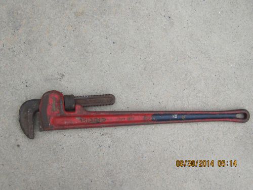 Rigid 36&#034; heavy duty pipe wrench by ridge tool co. for sale