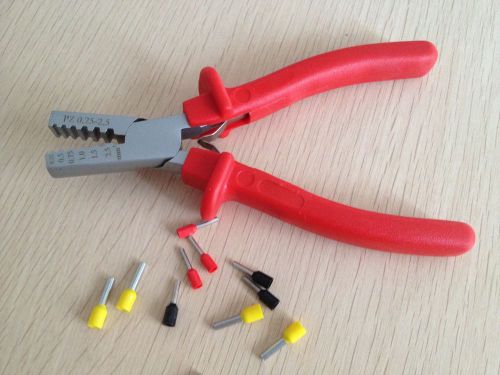 0.25-2.5 mm Tubular terminal crimping pliers Germany style crimping plier Fansen