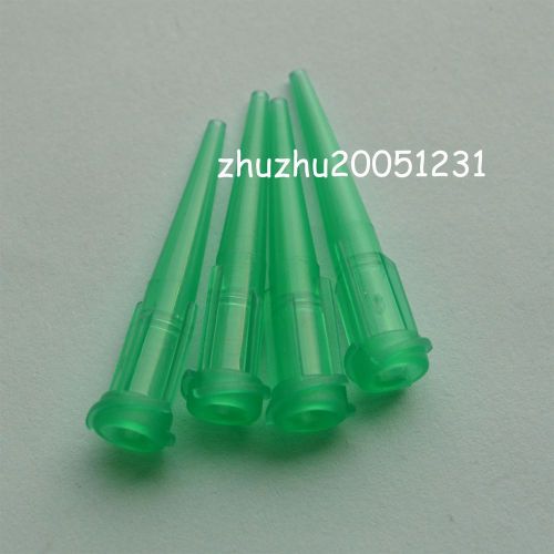50pcs 18G Green  TT Liquid Dispenser Needles Plastic tapered tips