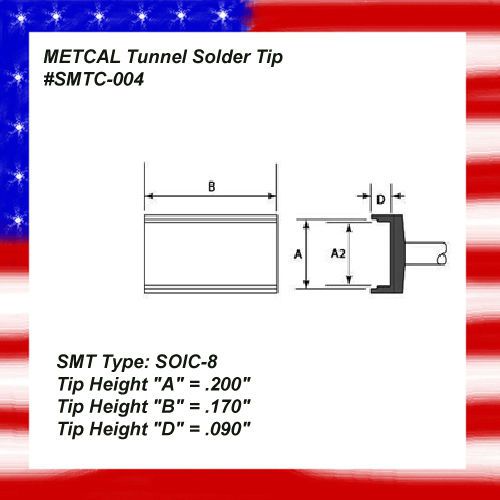 METCAL SMTC-004 Soldering Replaceable Tip Cartridge NEW Electronics Solder Iron