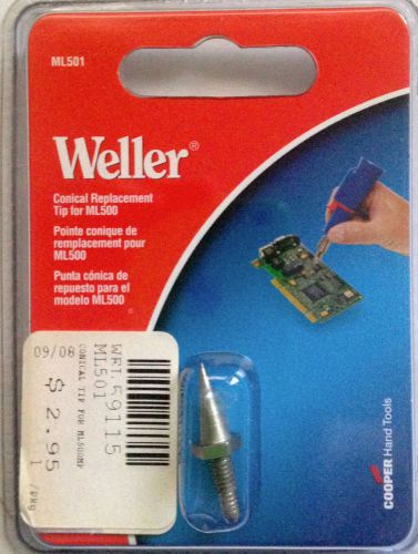 Weller ml501 conical replacement soldering tip for ml500mp butane mini-iron for sale