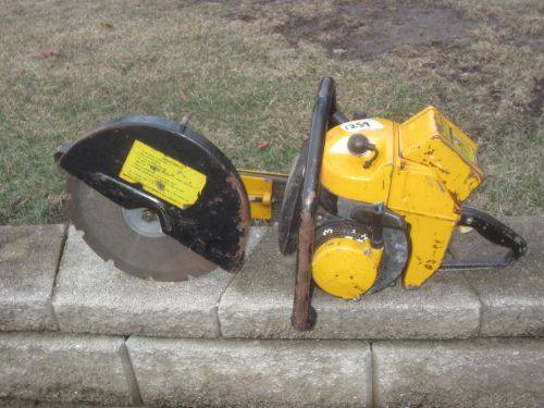 Vintage Old Antique Partner Gas Concrete Cutoff Cut Off Saw - Runs Great