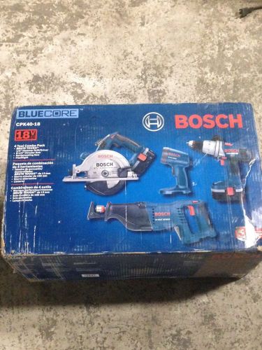 Bosch cpk40-18 18v ni-cad cordless 4-tool combo kit for sale