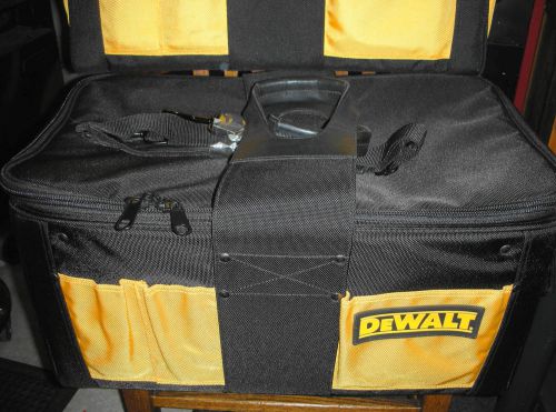 - dewalt heavy duty tool bag - large size ballistic nylon - leather grips - for sale