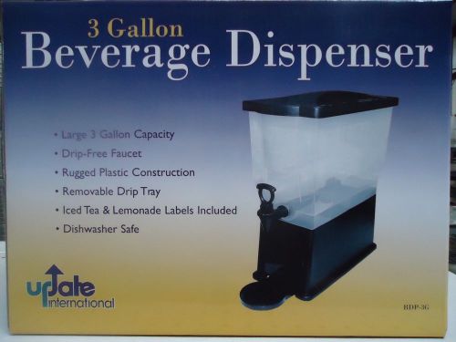 *NEW* Update BDP-3G - 3 Gallon Beverage Dispenser - Similar to Carlisle &amp; Cambro