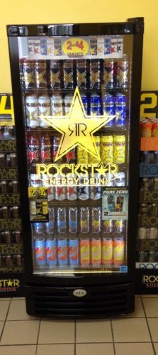 Brand new rockstar energy g12 led cooler fridge mancave full size in box for sale