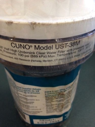 cuno water filter systems, model ust-38m, water filter assembly 3/8&#034;, nip