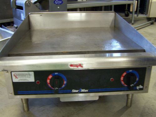 STAR MAX 24&#034; COUNTERTOP FLAT GRILL- 208 VOLT ELECTRIC 1 PHASE