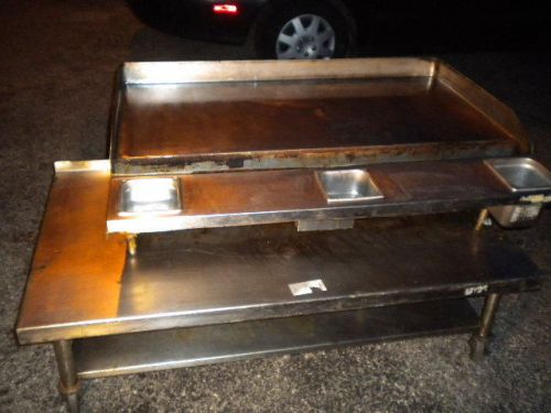 HOBART ELECTRIC GRIDDLE GRILL w STAND / TABLE - MUST SELL! SEND ANY ANY OFFER!