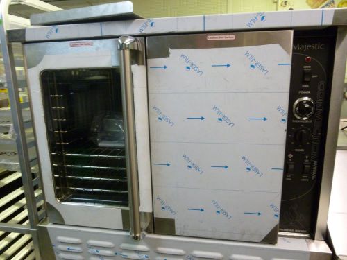 Majestic msd-1-gl commercial convection oven, gas, single-deck, glass door left for sale