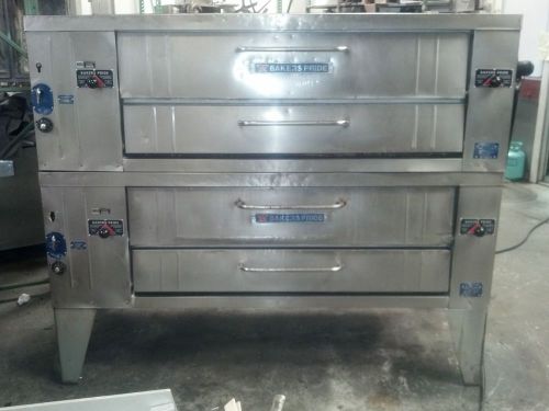 Bakers pride y602 double stack pizza ovens for sale
