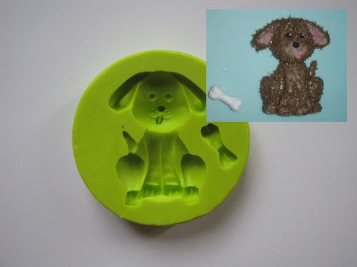 Handmade craft of 3d dog silicone mold for sale