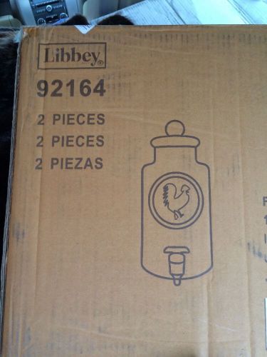Libbey 92164  1.8 Gallon Infusion Jar with Lid - 2 / CS