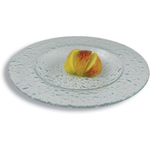 Paderno Elegant Round Glass Dinner Plates Set - Service for 12
