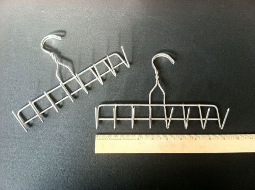 Two Stainless Steel Bacon Hanging Hooks