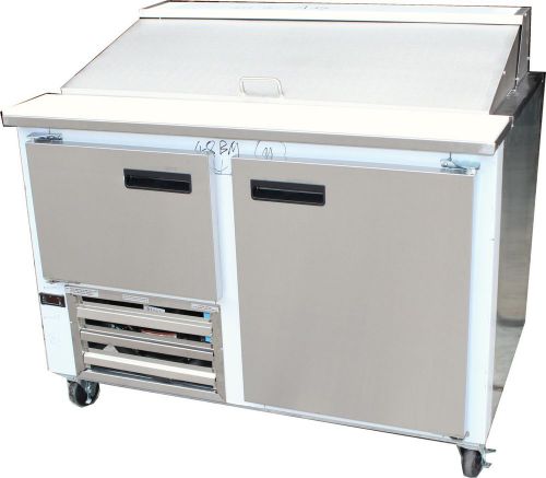 Cooltech 1-1/2 door refrigerated sandwich prep unit 48&#034; made in usa for sale
