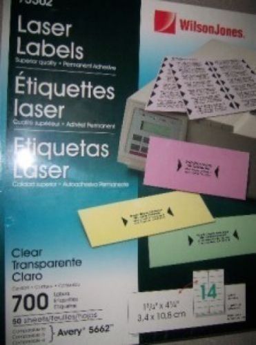 LASER LABELS WHITE ADHESIVE OFFICE HOME SCHOOL ENVELOPES 700 LABELS 50 SHEETS