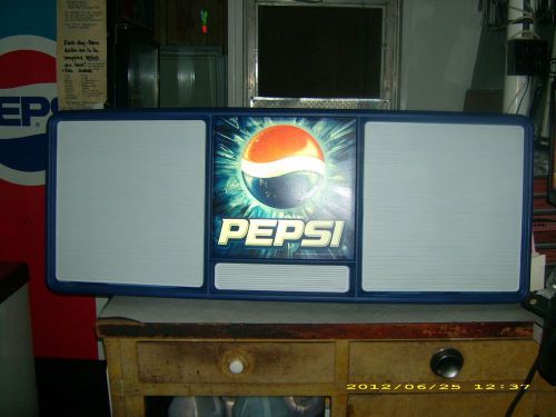 L@@K New in Box 4ft Lighted Pepsi Menu Board w/letter &amp; numbers sets