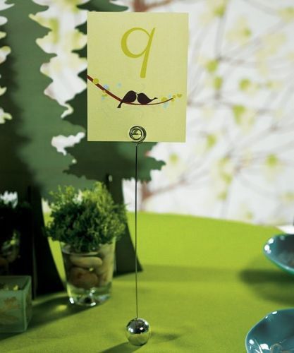 WEDDING RECEPTION 12ct TABLE NUMBER &amp; SIGN WIRE HOLDERS