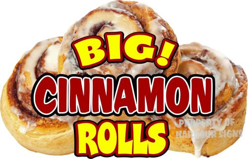 Big Cinnamon Rolls Decal 14&#034; Pastry Bakery Concession Food Truck Vinyl Sticker
