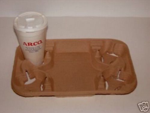 Chinet 4 Cup beverage carrier  tray 13&#034; x 8 3/8&#034;