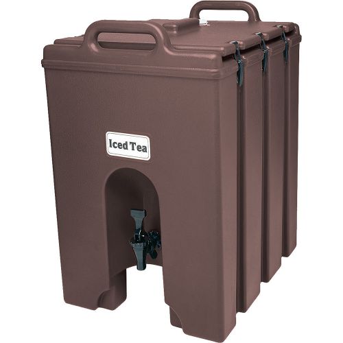Cambro 11.75 gal. insulated beverage dispenser dark brown 1000lcd-131 for sale