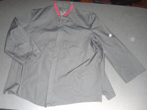 Chef&#039;s jacket, cook coat, with no  logo, zippered sz m  newchef uniform for sale