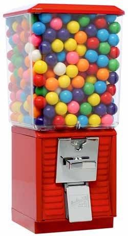 New Northwestern Super 60 Vendor Louvered Front Gumball Candy Vending Machine