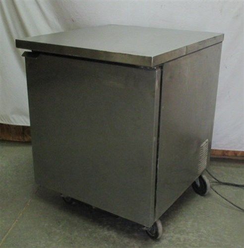True tcu-27 undercounter refrigerator restaurant stainless steel prep table b for sale