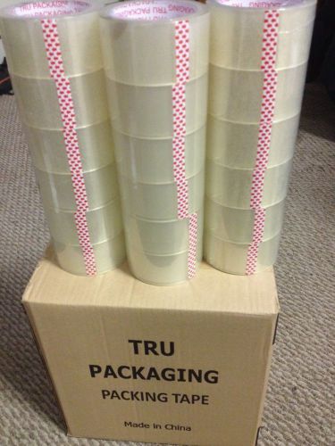 15 rolls carton sealing clear packing/shipping/box tape- 2 mil- 2&#034; x 55 yards for sale