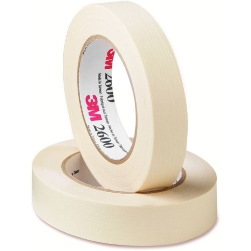 Economy masking tape, 2&#034; x 60yds, 3&#034; core, cream for sale