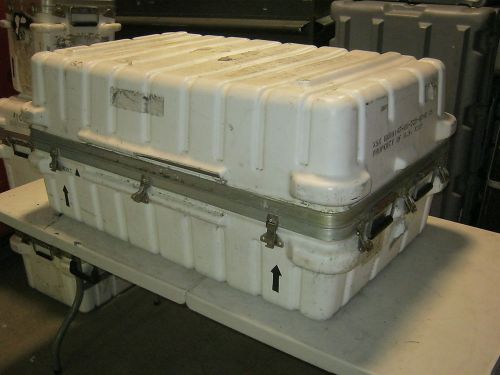 Thermodyne shock stop 43x27x20 single lid hard plastic shipping storage case w d for sale