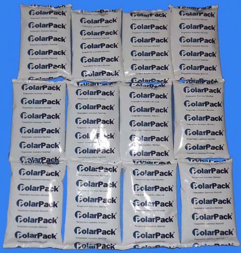 Lot 12 polarpack refrigerant gel 60z freezer ice cold cooler polar pack reusable for sale