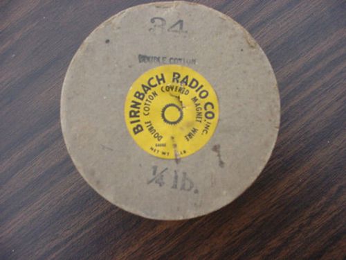 Double cotton covered magnet wire 34 guage nos no reserve for sale