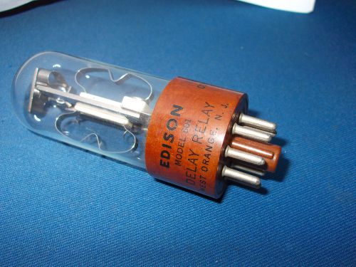 EDISON MODEL 501 DELAY RELAY 3A 450V NOS VINTAGE UNTESTED AS-IS