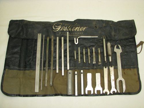 Vintage Gestetner Service Tools ~~ Lot of 24 Tools in Pouch