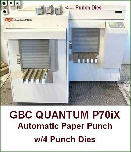 GBC QUANTUM P70iX PAPER PUNCH MACHINE