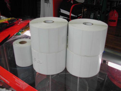 3 x 1 Direct Thermal Waterproof Zebra 4.5 rolls 1300 labels per roll