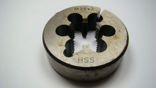 Adjustable Round Die M20x2.00 x 2&#034; HSS [1980]