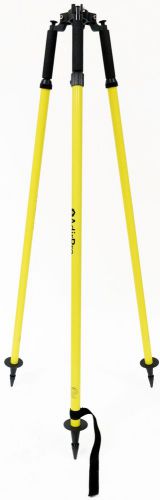 Thumb release surveying yellow prism pole tripod, total station,topcon, trimble for sale