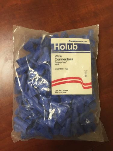 (500 pc) large blue hi-b wire nuts - screw on wire connector - twist-on for sale